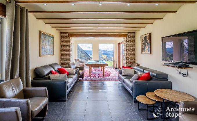 Luxusvilla Stoumont 18/20 Pers. Ardennen Schwimmbad Wellness