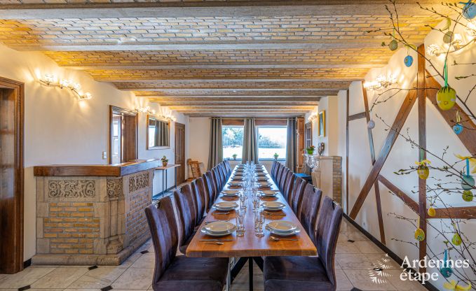 Luxusvilla Stoumont 18/20 Pers. Ardennen Schwimmbad Wellness