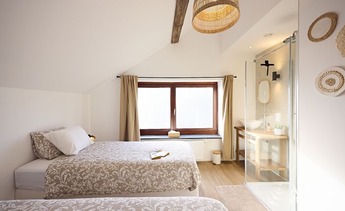 Ger�umiges Ferienhaus f�r 8 Personen in Stoumont mit 4 Badezimmern, privater Terrasse, Sauna und Spielraum