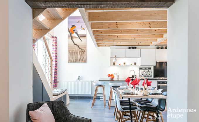 Mietung Haus 6 Personen in Stoumont, Ardennen, 3 Schlafzimmer, privater Garten, Terrasse mit Grill, optimaler Komfort