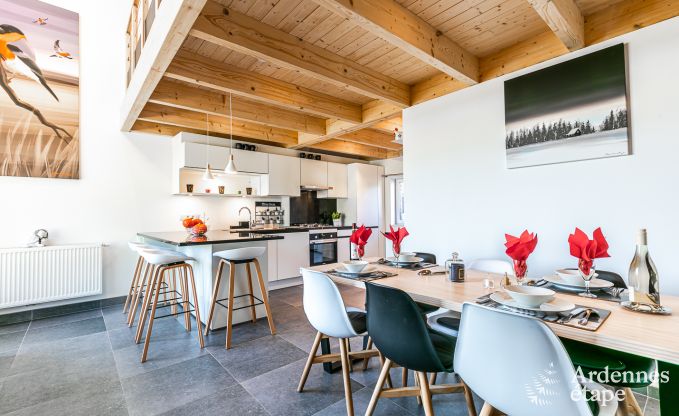 Mietung Haus 6 Personen in Stoumont, Ardennen, 3 Schlafzimmer, privater Garten, Terrasse mit Grill, optimaler Komfort