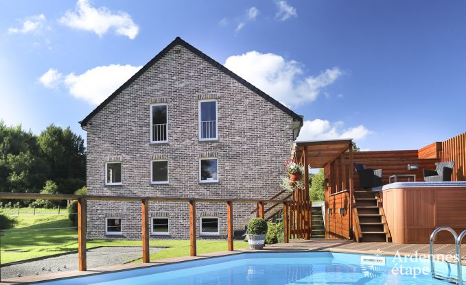 Ferienhaus Stoumont 9 Pers. Ardennen Schwimmbad Wellness