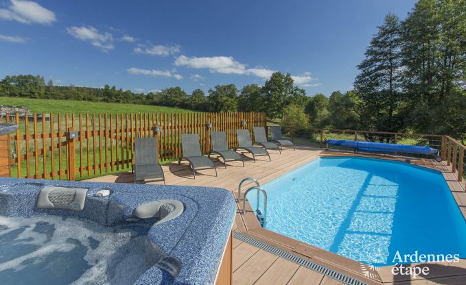 Ferienhaus Stoumont 9 Pers. Ardennen Schwimmbad Wellness