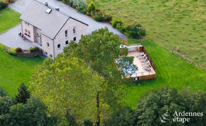 Ferienhaus Stoumont 9 Pers. Ardennen Schwimmbad Wellness