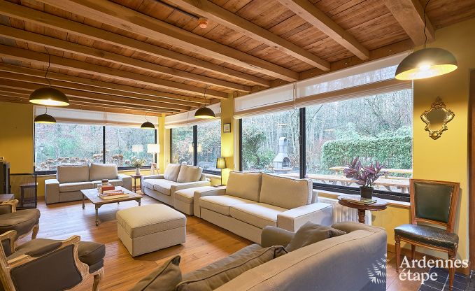 Luxusvilla Tellin 24 Pers. Ardennen Schwimmbad Wellness