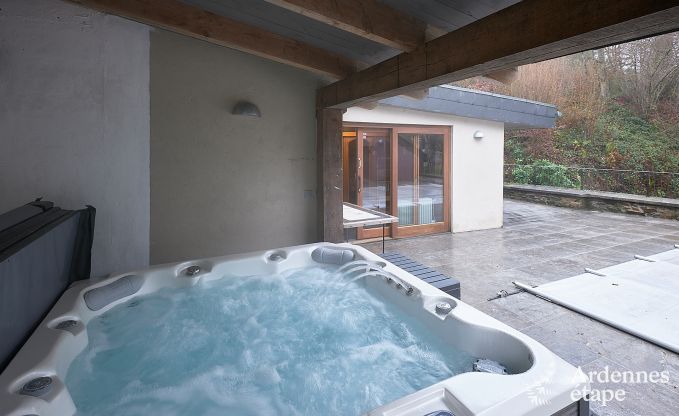 Luxuri�ses Schloss in Tellin f�r 24 Personen mit Schwimmbad, Sauna, Jacuzzi und 10 Schlafzimmern