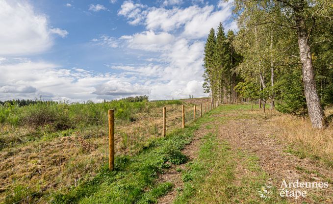 Gemtliches Chalet in Tenneville fr 4 Personen/3 Erwachsene mit 2 Schlafzimmern, Spielzimmer, Babyecke und Panoramablick
