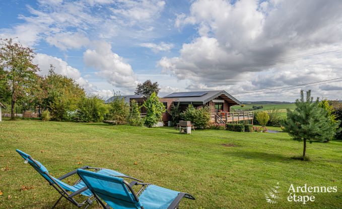 Gemtliches Chalet in Tenneville fr 4 Personen/3 Erwachsene mit 2 Schlafzimmern, Spielzimmer, Babyecke und Panoramablick