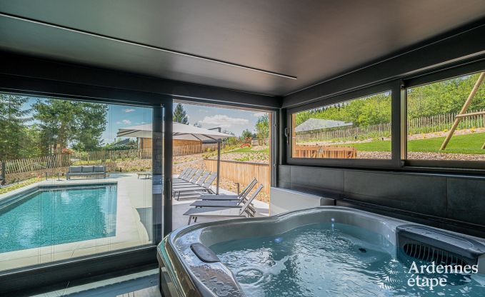 Ferienhaus Tenneville 10 Pers. Ardennen Schwimmbad Wellness
