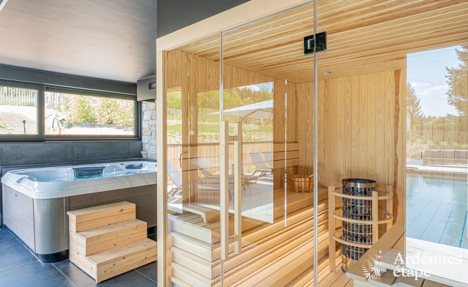 Ferienhaus Tenneville 10 Pers. Ardennen Schwimmbad Wellness