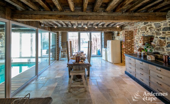 Ferienhaus Theux 6/8 Pers. Ardennen Schwimmbad Wellness