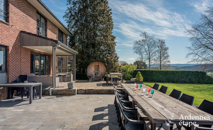 Luxusvilla Theux 12 Pers. Ardennen Schwimmbad Wellness