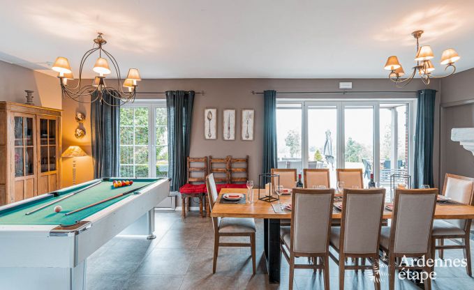Luxusvilla Theux 12 Pers. Ardennen Schwimmbad Wellness