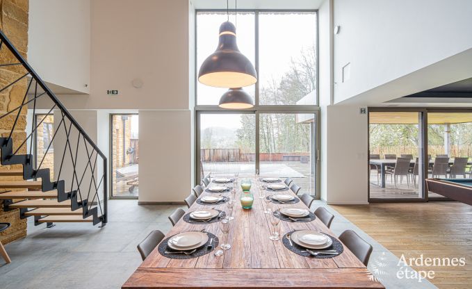 Luxusvilla Torgny 10 Pers. Ardennen Schwimmbad Behinderten gerecht