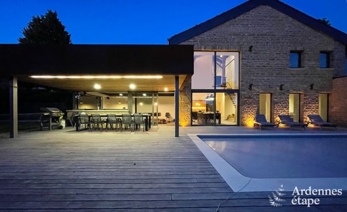 Luxusvilla Torgny 10 Pers. Ardennen Schwimmbad Behinderten gerecht