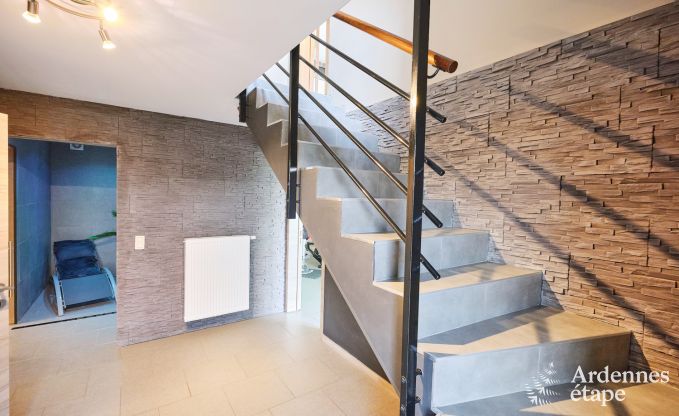 Ferienhaus in Trois-Ponts fr 8 Personen mit Sauna, Spielzimmer und Privatgarten