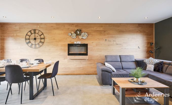 Ferienhaus in Trois-Ponts fr 8 Personen mit Sauna, Spielzimmer und Privatgarten