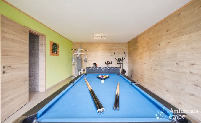 Ferienhaus in Trois-Ponts fr 8 Personen mit Sauna, Spielzimmer und Privatgarten