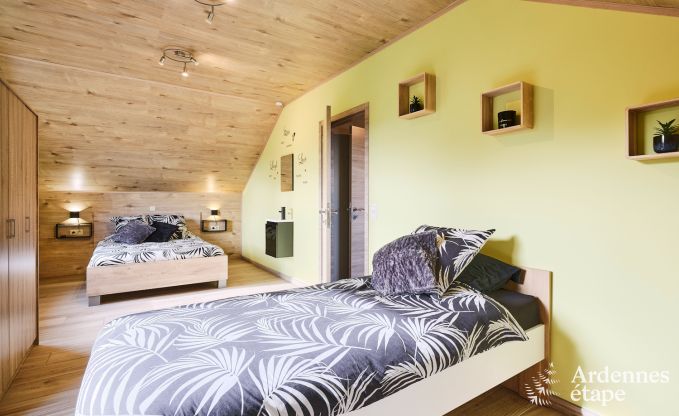 Ferienhaus in Trois-Ponts fr 8 Personen mit Sauna, Spielzimmer und Privatgarten