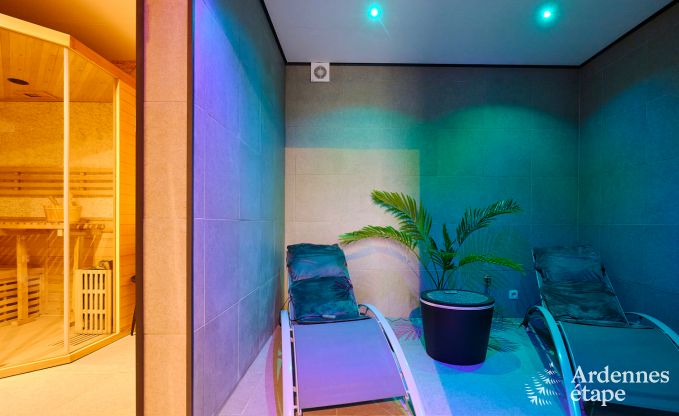 Ferienhaus in Trois-Ponts fr 8 Personen mit Sauna, Spielzimmer und Privatgarten