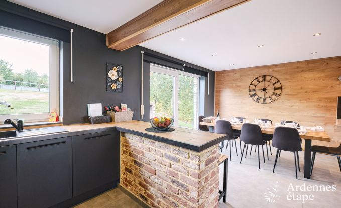 Ferienhaus in Trois-Ponts fr 8 Personen mit Sauna, Spielzimmer und Privatgarten