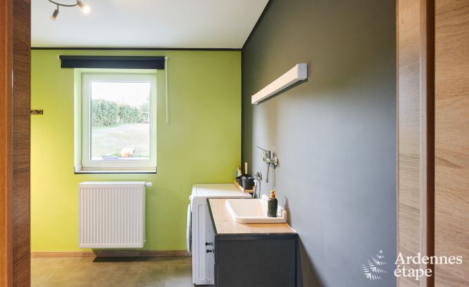 Ferienhaus in Trois-Ponts fr 8 Personen mit Sauna, Spielzimmer und Privatgarten
