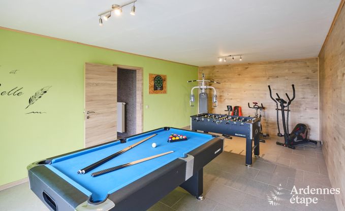 Ferienhaus in Trois-Ponts fr 8 Personen mit Sauna, Spielzimmer und Privatgarten