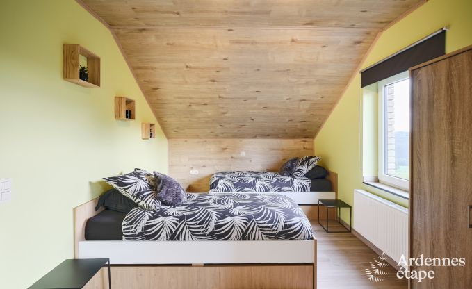 Ferienhaus in Trois-Ponts fr 8 Personen mit Sauna, Spielzimmer und Privatgarten
