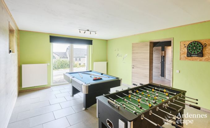 Ferienhaus in Trois-Ponts fr 8 Personen mit Sauna, Spielzimmer und Privatgarten