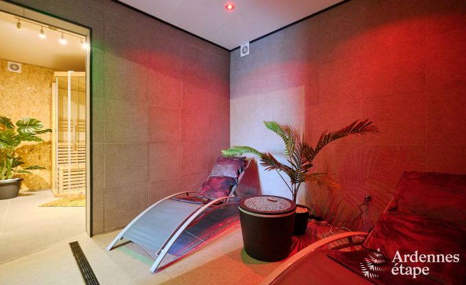 Ferienhaus in Trois-Ponts fr 8 Personen mit Sauna, Spielzimmer und Privatgarten