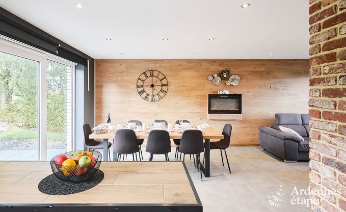 Ferienhaus in Trois-Ponts fr 8 Personen mit Sauna, Spielzimmer und Privatgarten