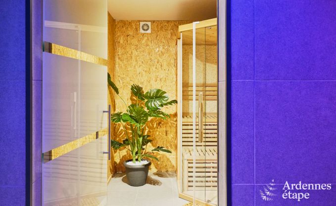 Ferienhaus in Trois-Ponts fr 8 Personen mit Sauna, Spielzimmer und Privatgarten