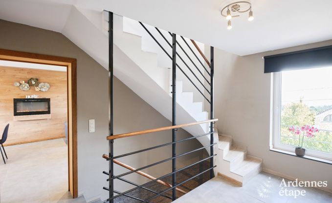 Ferienhaus in Trois-Ponts fr 8 Personen mit Sauna, Spielzimmer und Privatgarten