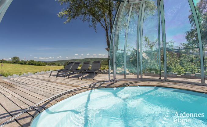 au�ergew�hnliche Ferienwohnung Trois-Ponts 4 Pers. Ardennen Schwimmbad Wellness