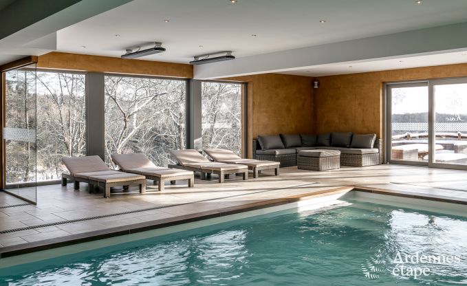 Ferienhaus Trois-Ponts 10 Pers. Ardennen Schwimmbad Wellness