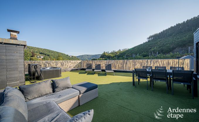 Ger�umige luxuri�se Loft in Trois-Ponts f�r 5 Personen mit 2 Schlafzimmern, 2 Badezimmern, Jacuzzi und privater Terrasse