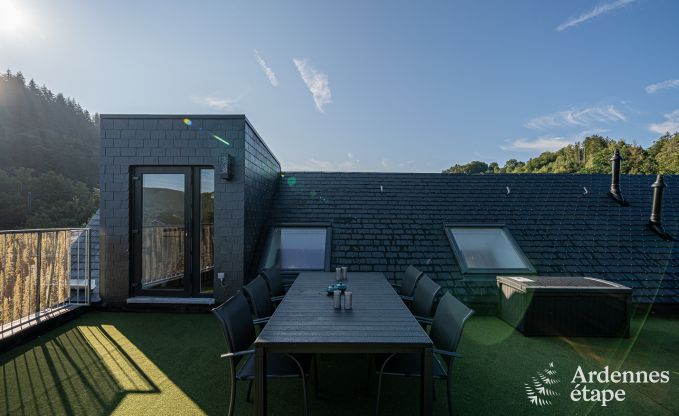 Ger�umige luxuri�se Loft in Trois-Ponts f�r 5 Personen mit 2 Schlafzimmern, 2 Badezimmern, Jacuzzi und privater Terrasse
