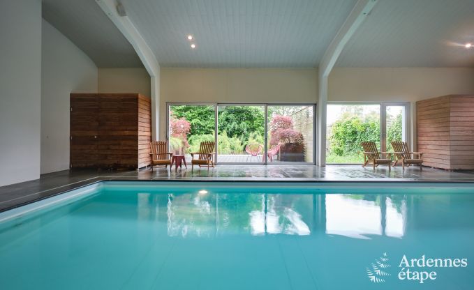 Au�ergew�hnliches Ferienhaus mit tollem Wellnessbereich und privatem Pool in Vaux -sur - S�re
