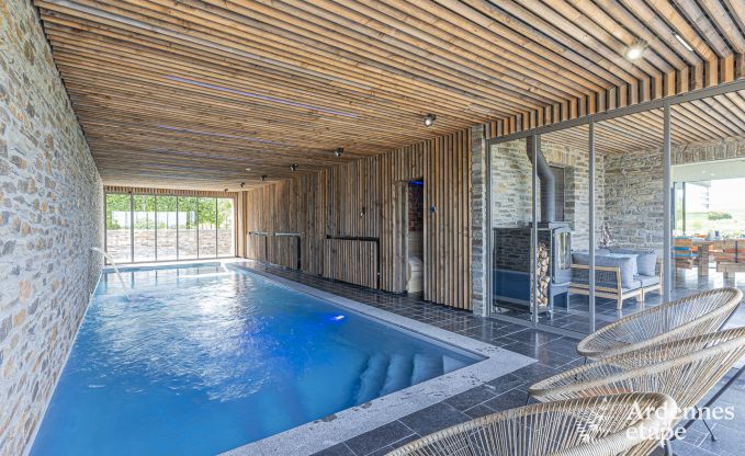 Luxusvilla Vaux-sur-sre 12 Pers. Ardennen Schwimmbad Wellness Behinderten gerecht