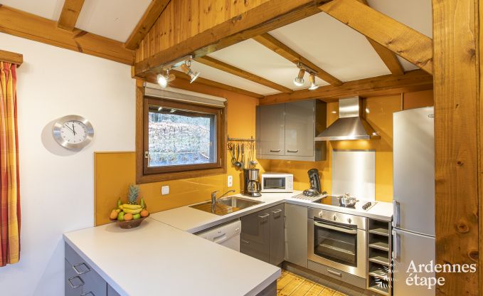 Chalet fr 5 Personen mit Panoramablick ber Vencimont