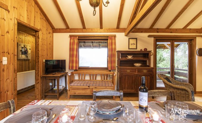 Chalet fr 5 Personen mit Panoramablick ber Vencimont