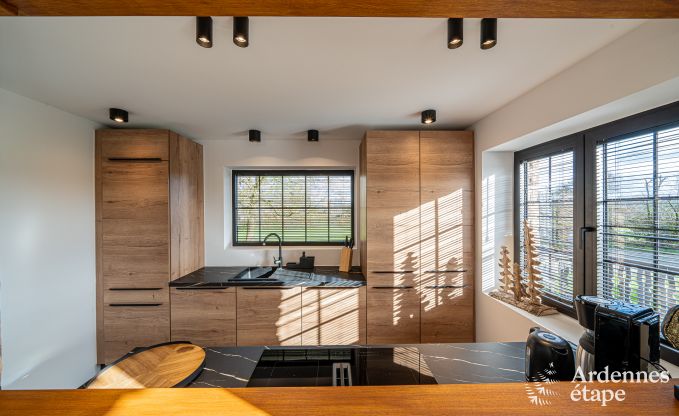 Chalet mit Whirlpool, Billardtisch und herrlichem Ausblick in Vencimont f�r 6 Personen