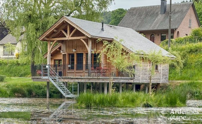 Unvergesslicher Aufenthalt in Vencimont: Ferienhaus f�r 4 Personen in den Ardennen, Komfort und Entspannung am Wasser