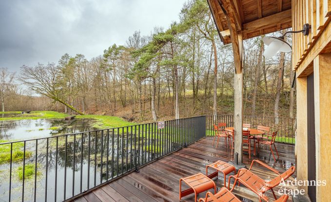 Au�ergew�hnliches Pfahlhaus als Ferienhaus in Vencimont