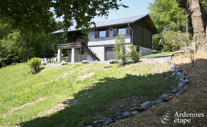 Chalet fr 5 Personen mit Panoramablick ber Vencimont