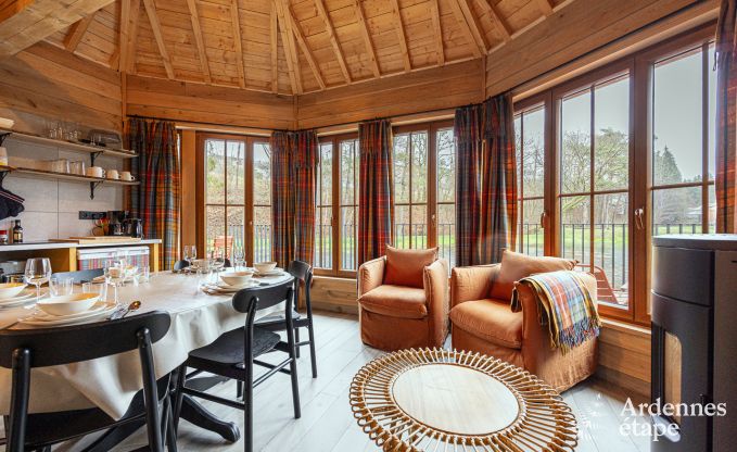Einzigartiger Aufenthalt in den Ardennen: Komfortables Pfahlhaus f�r 5 Personen in Vencimont