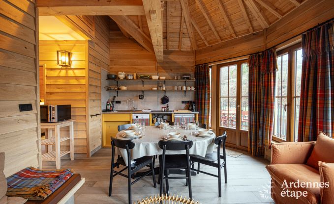 Einzigartiger Aufenthalt in den Ardennen: Komfortables Pfahlhaus f�r 5 Personen in Vencimont