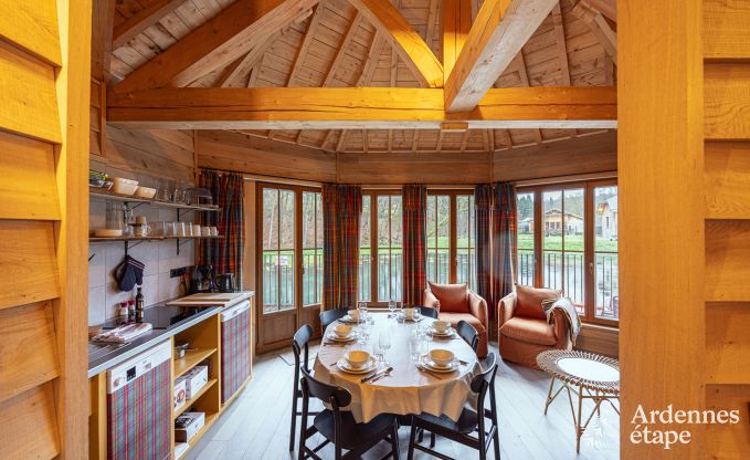 Einzigartiger Aufenthalt in den Ardennen: Komfortables Pfahlhaus f�r 5 Personen in Vencimont