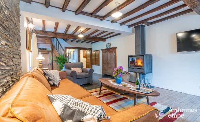 Familienaufenthalt in Vielsalm: charmantes Haus fr 6 Personen mit privatem Garten im Herzen der Ardennen