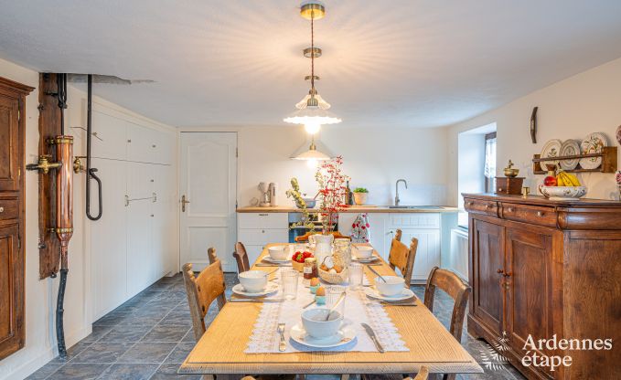 Familienaufenthalt in Vielsalm: charmantes Haus fr 6 Personen mit privatem Garten im Herzen der Ardennen